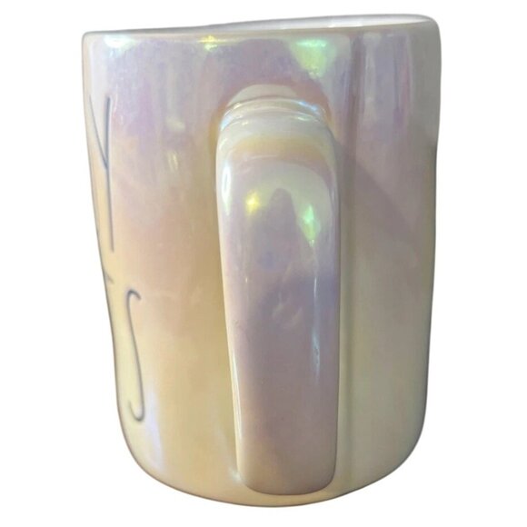 Rae Dunn Iridescent "Candy Hearts" Mug Valentines Day Coffee Tea Cup RARE Colle - Picture 6 of 7